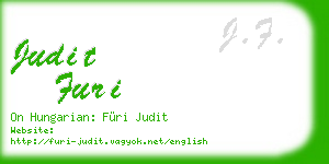judit furi business card